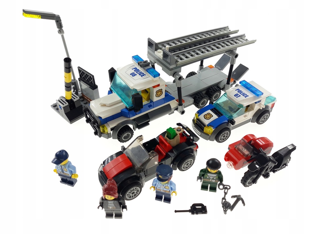 Lego city auto transport heist shop