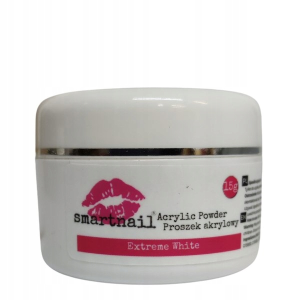 Smartnail akryl proszek akrylowy Extreme White 15g