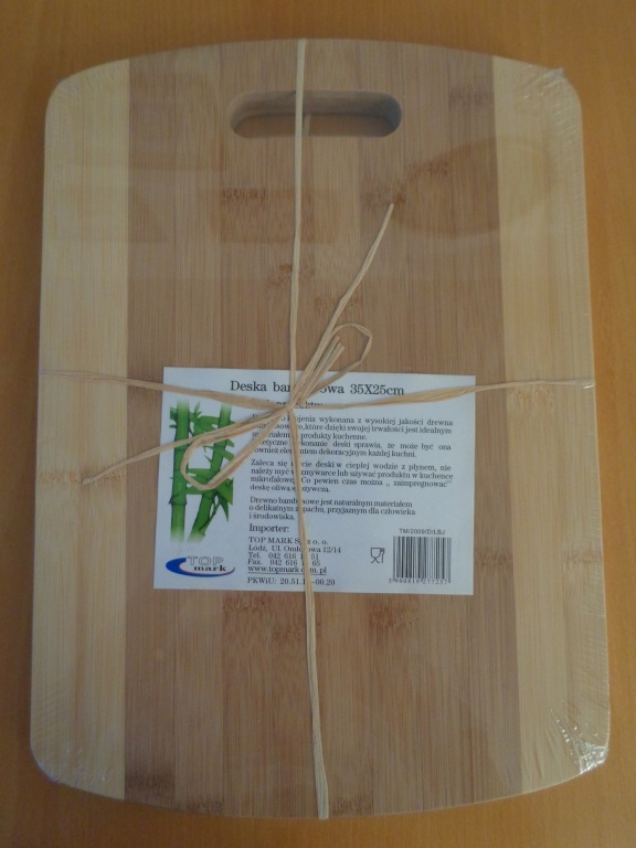 deska kuchenna bambusowa - na prezent
