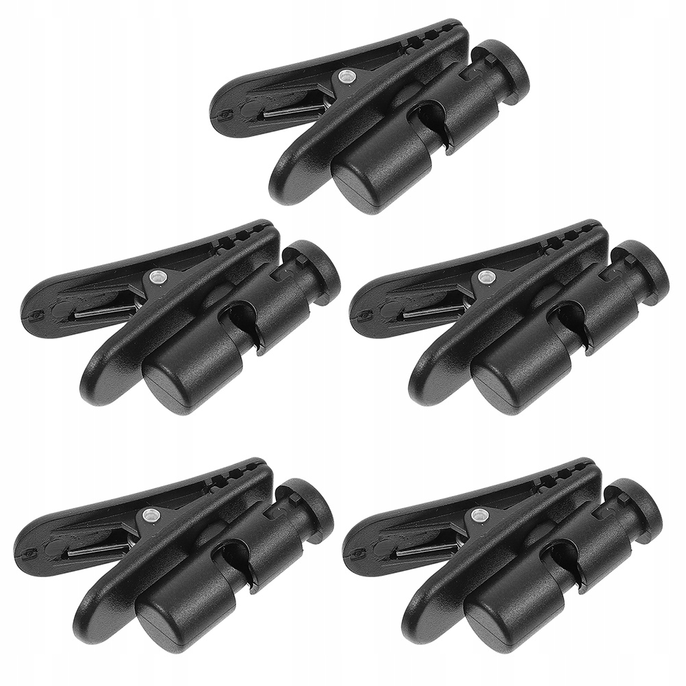 Mic Mount Headphone Cable Clip Earphone 5 Pcs