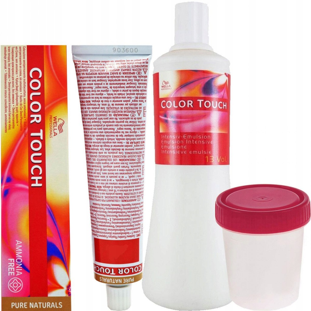 WELLA FARBA COLOR TOUCH 60 + EMULSJA 120ml ZESTAW