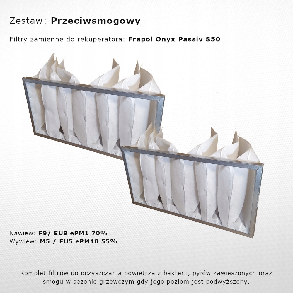 Frapol Onyx Passiv 850 zestaw przeciwsmogowy