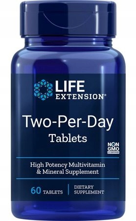 LIFE EXTENSION TWO-PER-DAY MULTIVITAMINA 60 tabl.