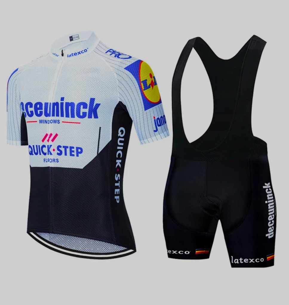 Komplet odzieży rowerowej Deceuninck Quick Step XL