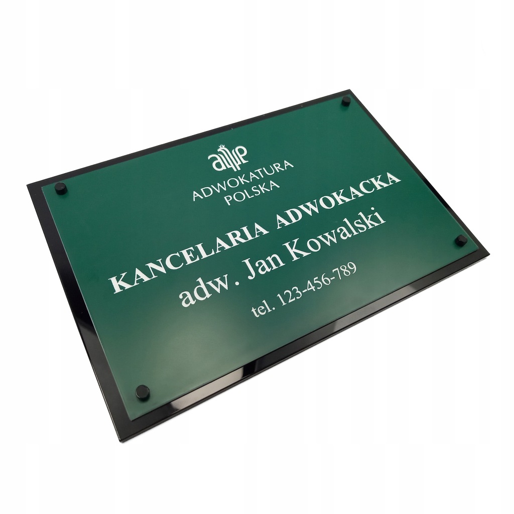 Szyld reklamowy KANCELARIA ADWOKACKA, Adwokat logo Adwokatura - 60cm X 40cm