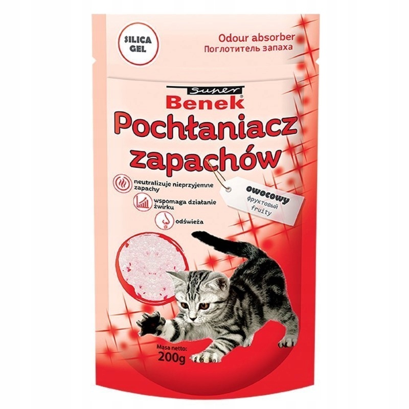 Benek pochłaniacz zapachów Silica Gel Owocowy 200g