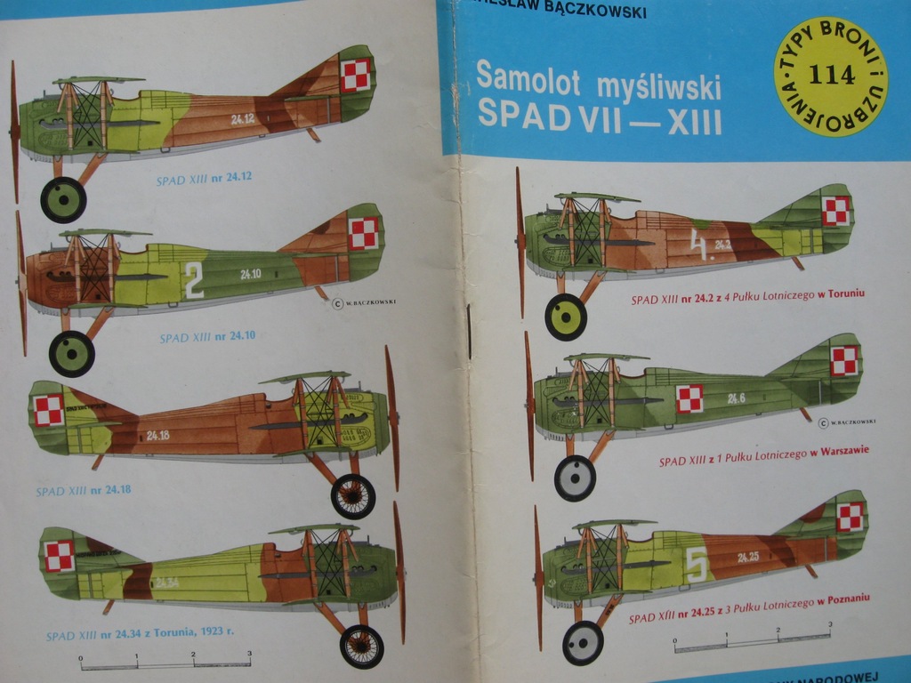 TBiU Samolot myśliwski VII-XIII nr 114