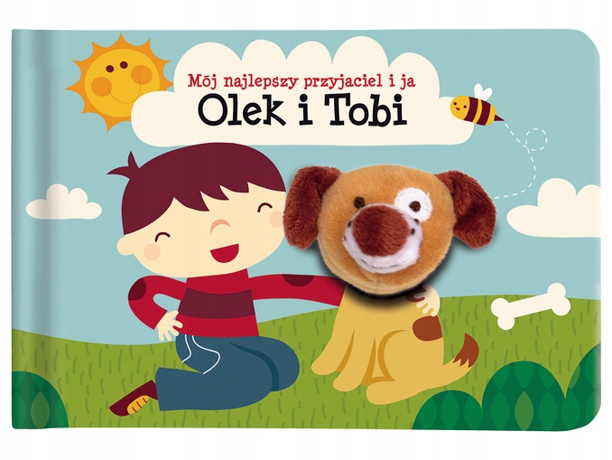Książka z PACYNKĄ Przyjaciel i Ja - OLEK I TOBI