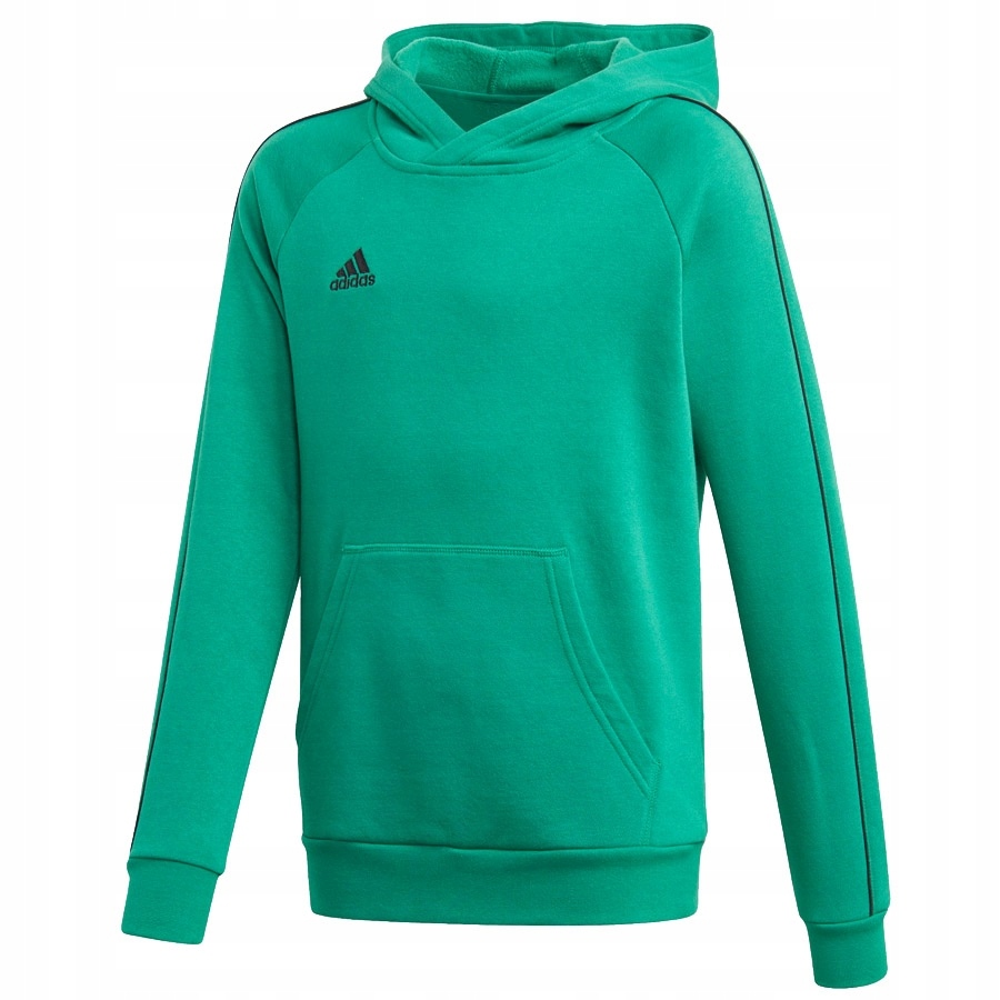 Bluza ADIDAS CORE 18 Hoody Junior zielona - 164 cm