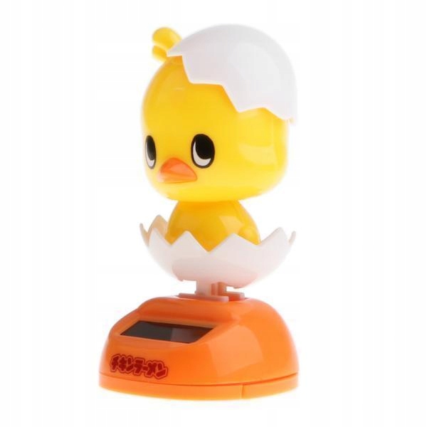pack Solar Powered Chick Dancing Ornament Animal Doll Flip Flap Toy 3 Pcs