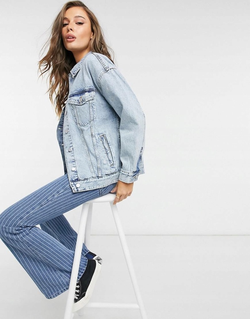 KURTKA JEANSOWA DAMSKA__S DD3005 BERSHKA