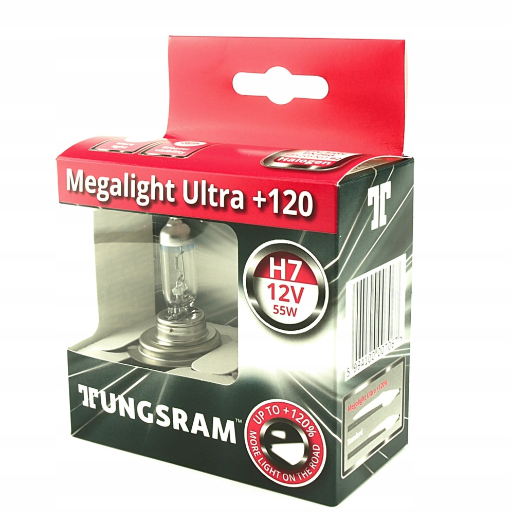 Купить H7 TUNGSRAM 12В 55Вт MEGALIGHT ULTRA +120% + W5Вт: отзывы, фото, характеристики в интерне-магазине Aredi.ru