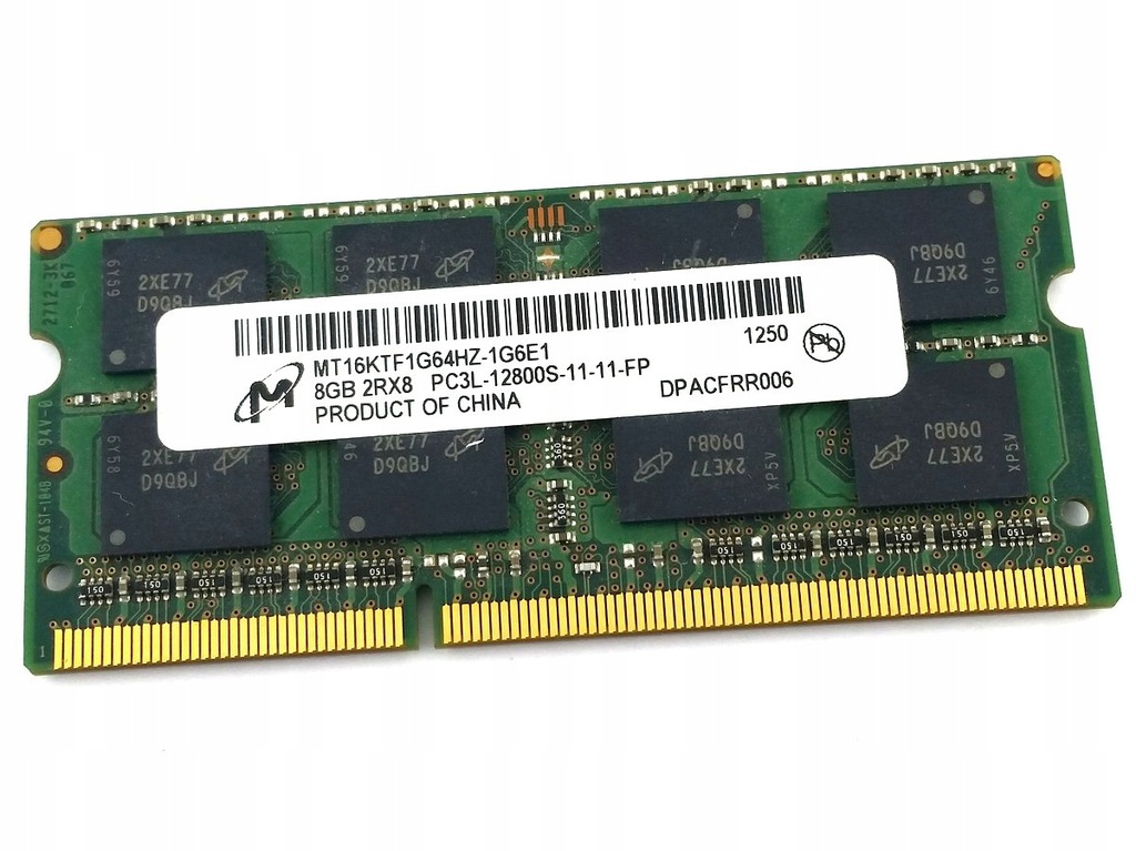 Pamięć RAM DDR3 Micron MT16KTF1G64HZ-1G6E1 8 GB