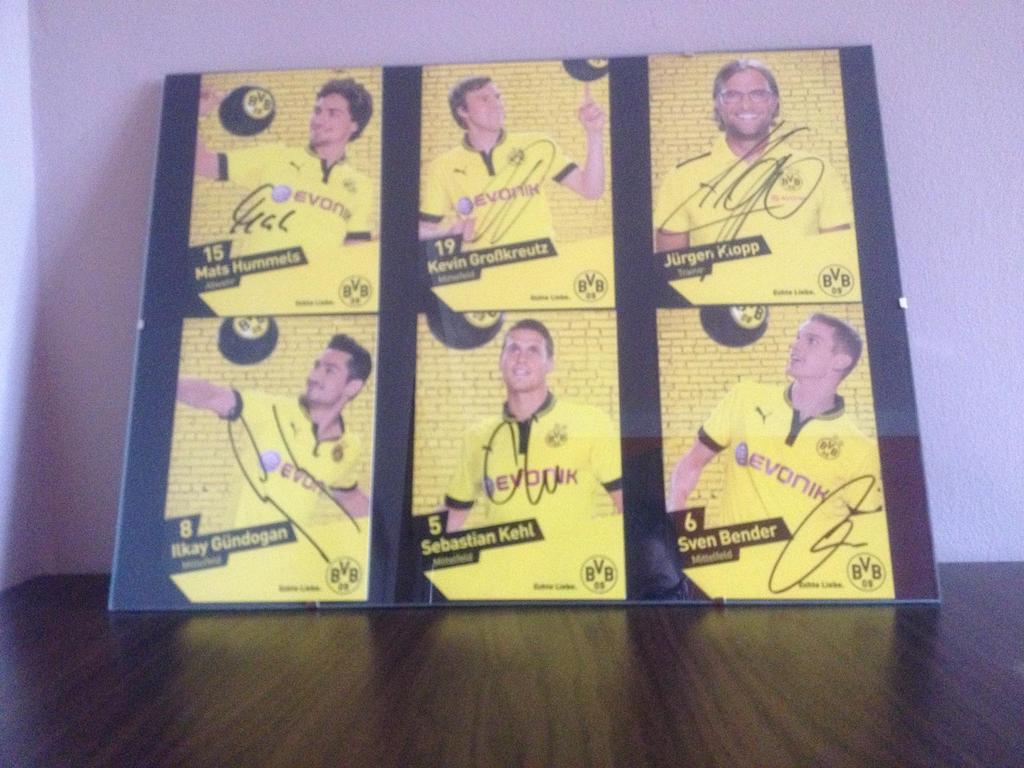 Zdjęcia z autografami Borussia Dortmund