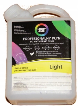 LIGHT4ME PŁYN LEKKI DO WYTWORNIC DYMU LIGHT 1L