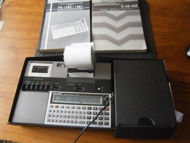 SHARP POCKET COMPUTER PC-1260/1261//CE-125- JEDYNY