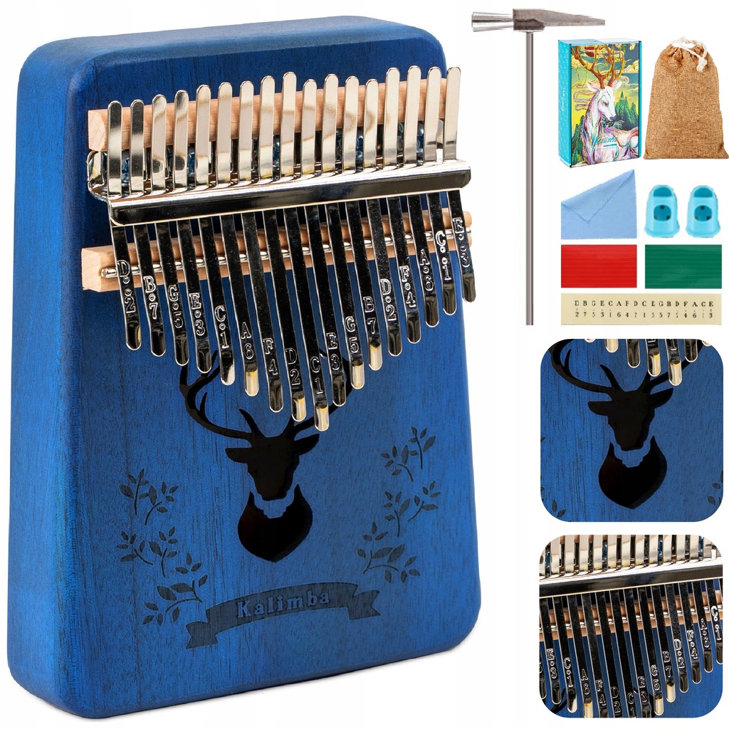 KALIMBA drewniana PIANINO AFRYKAŃSKI INSTRUMENT