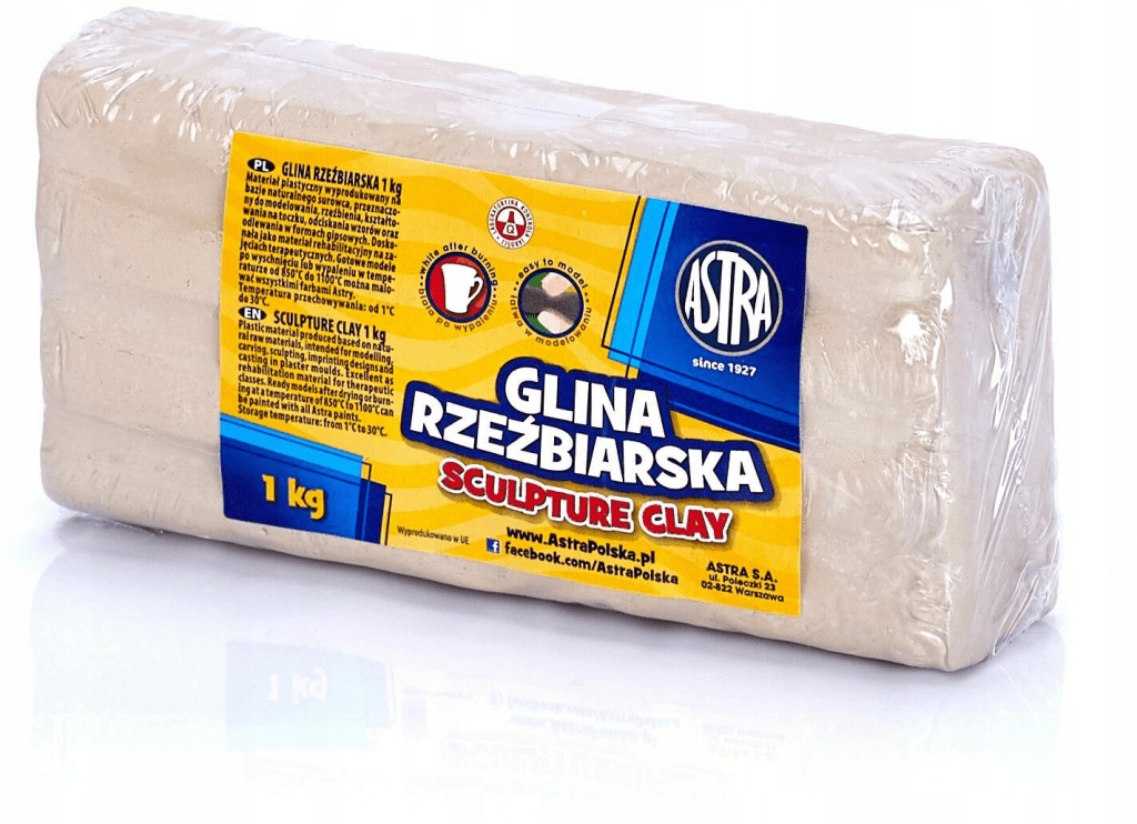 Glina rzeźbiarska Astra 1 kg