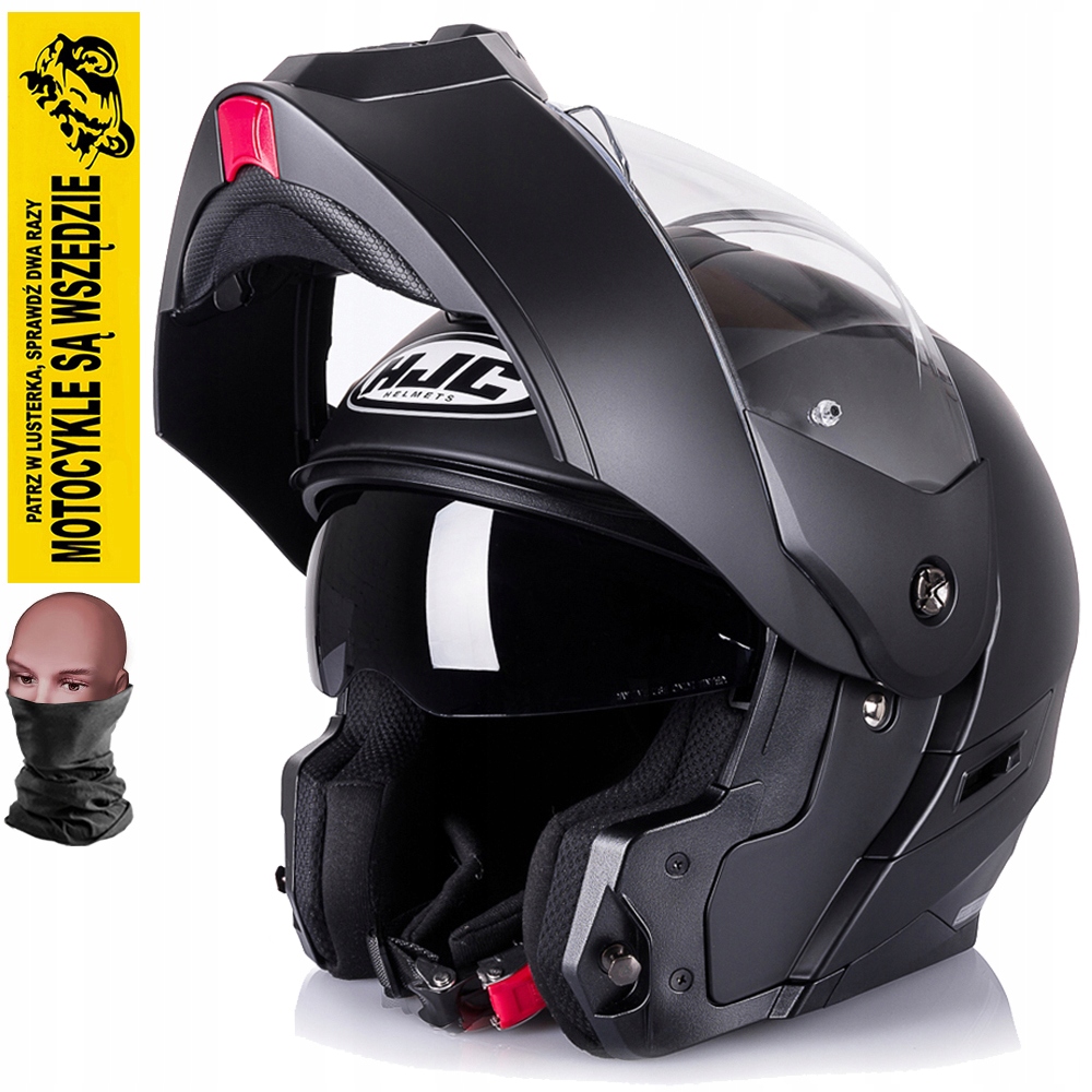 SYSTEMOWY KASK MOTOCYKLOWY HJC C80 BLACK M