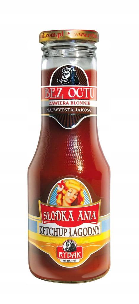 Ketchup łagodny Słodka Ania 520g BEZ OCTU