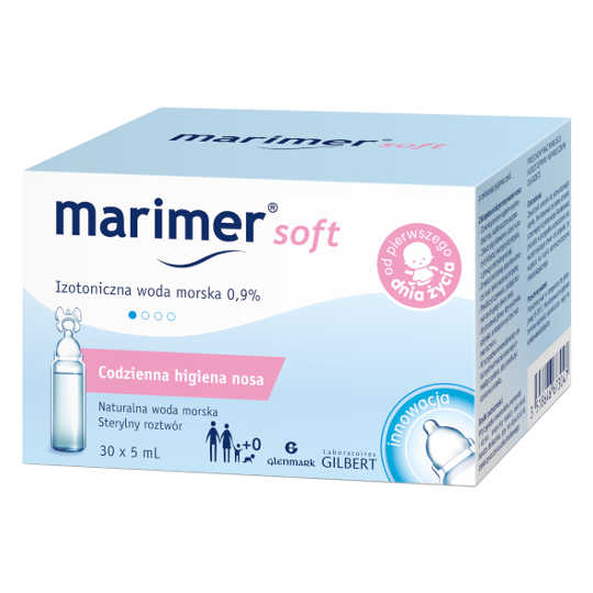 MARIMER Soft izotoniczna woda morska 30 ampułek