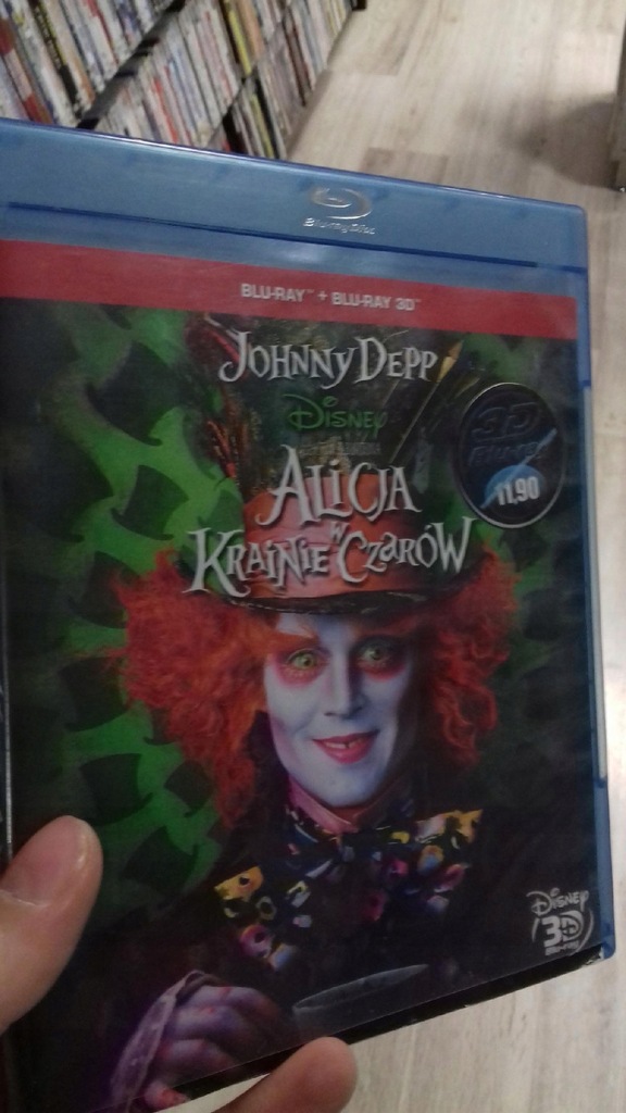 DISNEY ALICJA W KRAINIE CZARÓW BLU RAY BD 3D SKLEP