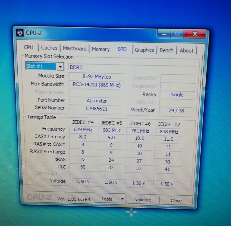 DDR3 GB 1866 MHz CL11 pc3-14200 do AMD 8064095636 oficjalne