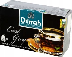 Herbata Dilmah Czarna Earl Grey 20x1,5g Saszetki