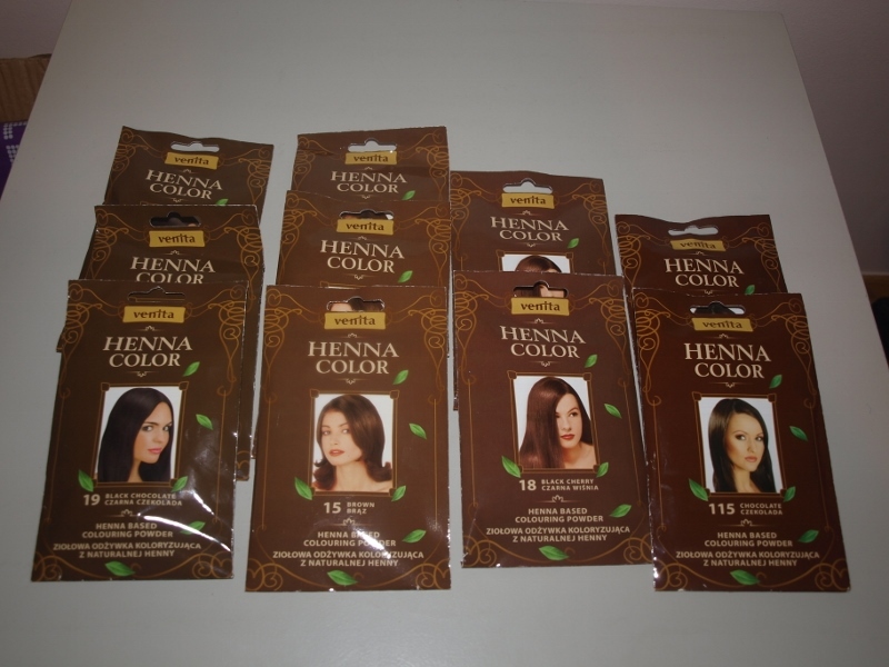 HENNA COLOR- 10 OPAKOWAŃ PO 25G