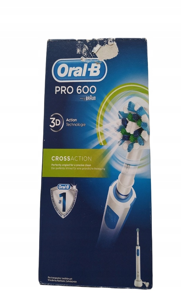 SZCZOTECZKA ELEKTRYCZNA ORALB 3710 CZARNOBIAŁA 12920288124