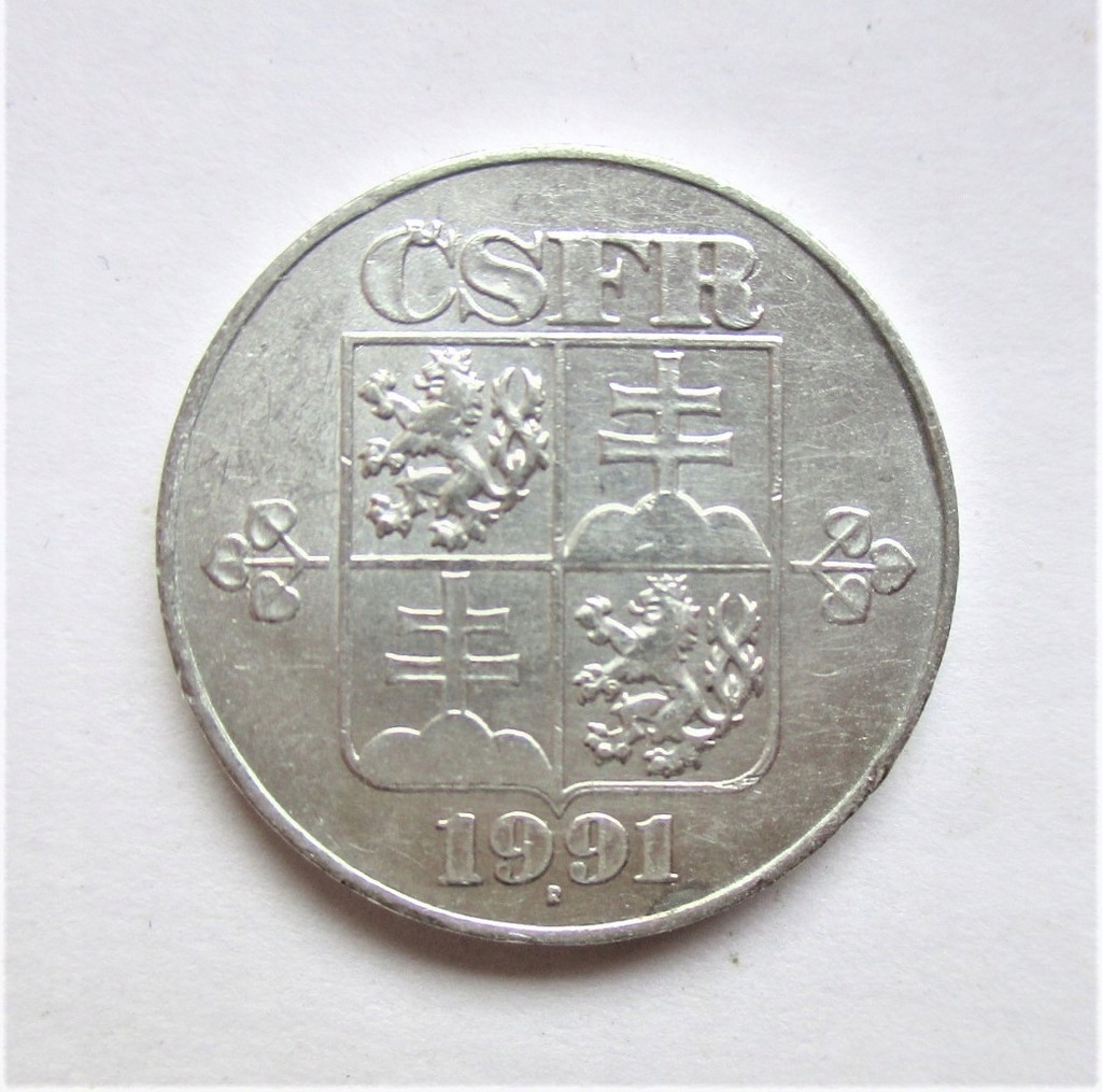 10 Halerzy 1991 r. Czechosłowacja