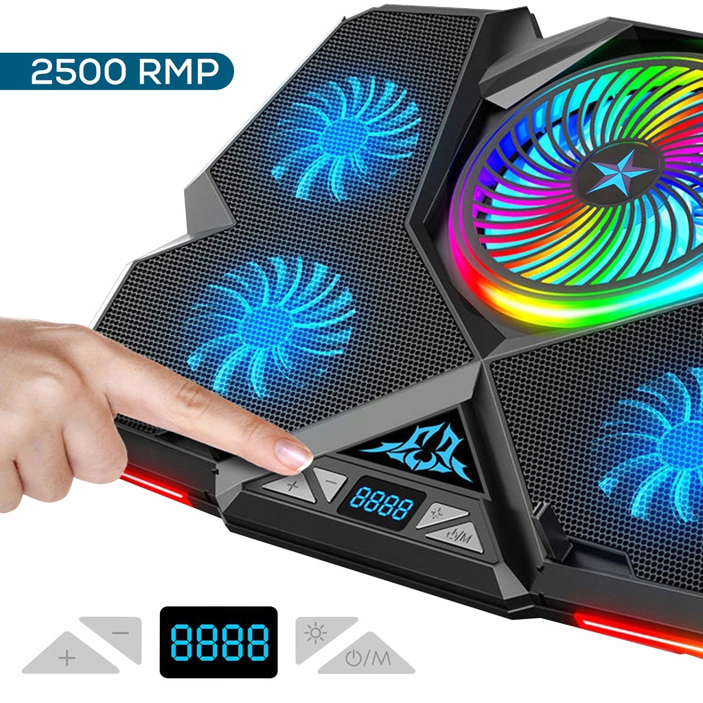 Купить ОХЛАЖДАЮЩАЯ ПОДСТАВКА ДЛЯ НОУТБУКА RGB: отзывы, фото, характеристики в интерне-магазине Aredi.ru