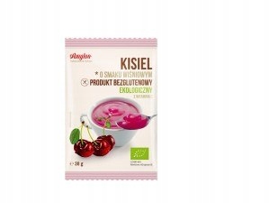 KISIEL INSTANT O SMAKU WIŚNIOWYM BEZGLUTENOWY BIO 30 g - AMYLON