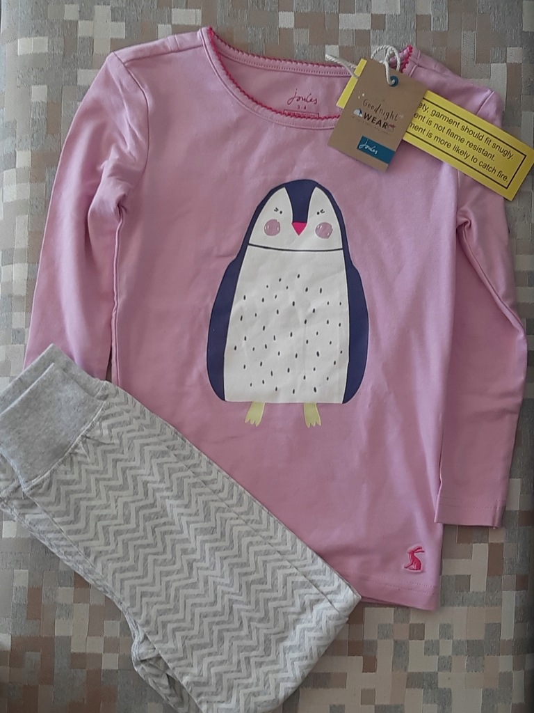 Joules nowa piżama pingwin 3-4 lata