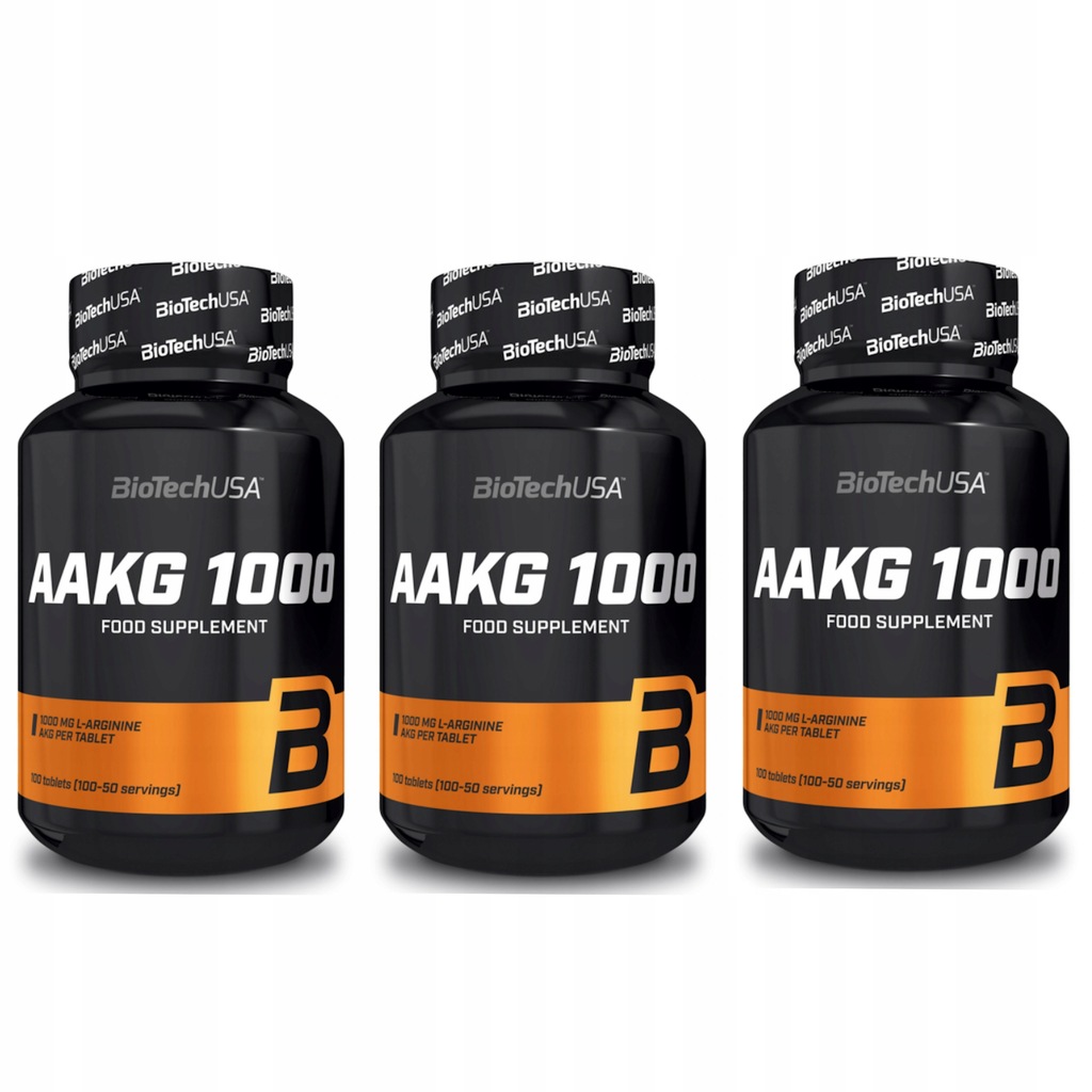 BIOTECH USA AAKG 1000 300t L-ARGININA 1000mg POMPA