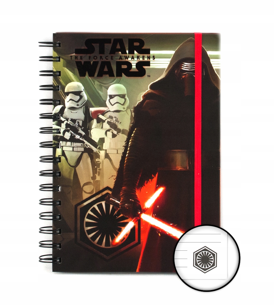 Star Wars Kylo Ren i Troopers - notes A5, zeszyt