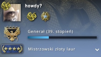 CS:GO KONTO GOLD NOVA 4 ZŁOTY LAUR PRIME1