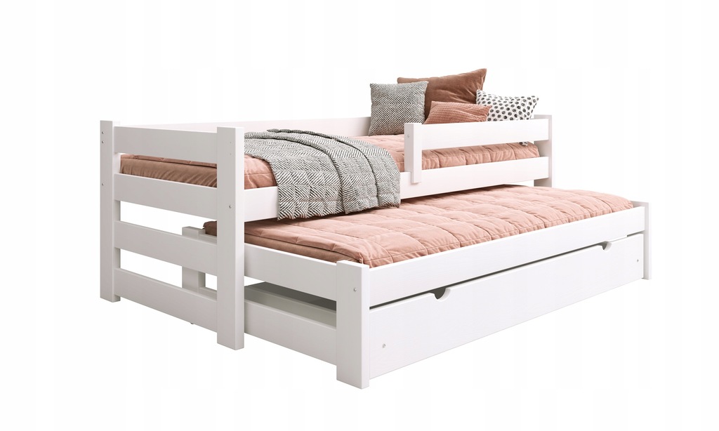 Podwójne łóżko dziecięce z dostawką ERNEST 180x90