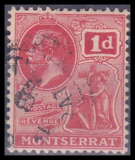 MONTSERRAT - znaczek kasowany z 1916 r. Z 9269.