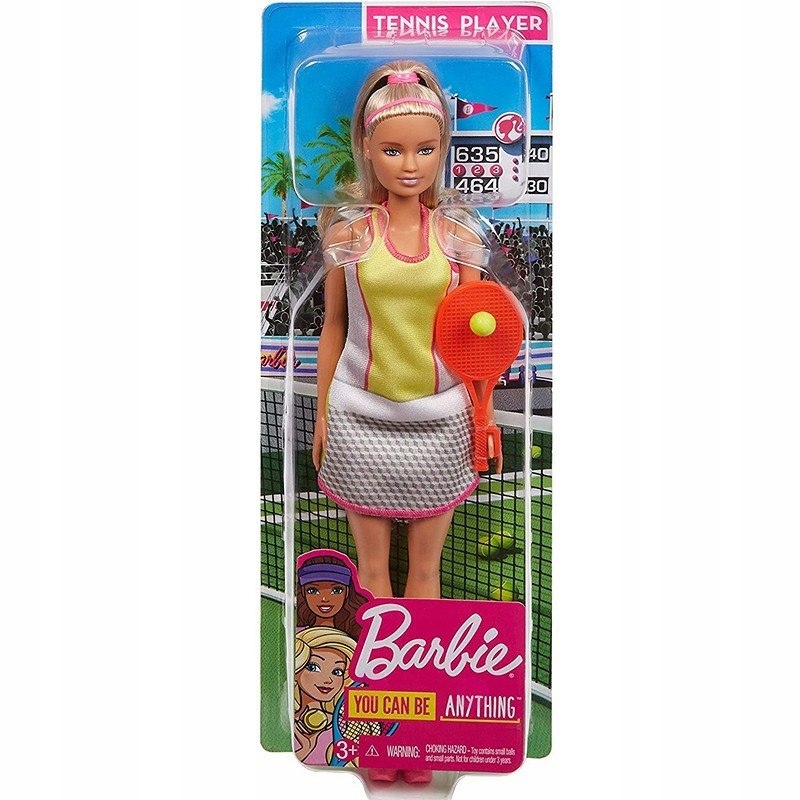 Lalka Barbie Kariera Tenisistka