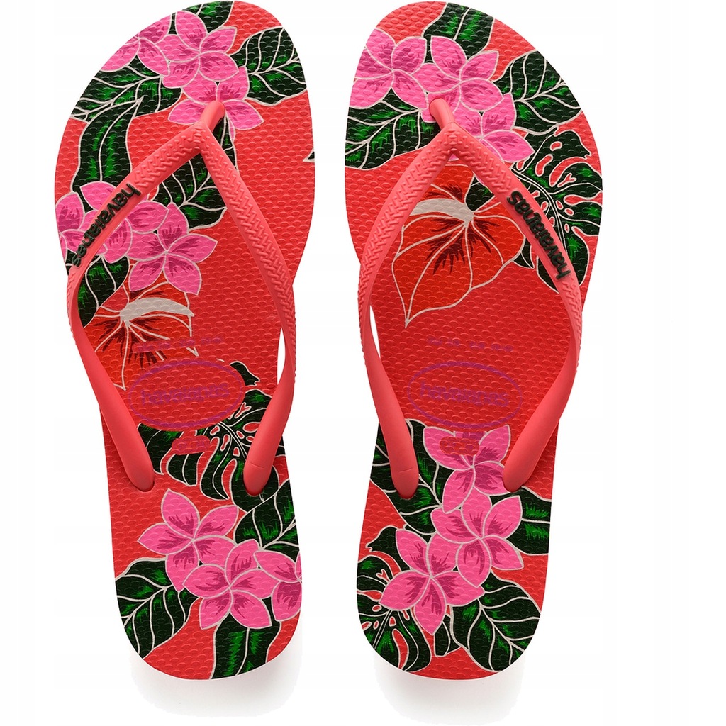 HAVAIANAS SLIM FLORAL (35/36) Damskie Japonki