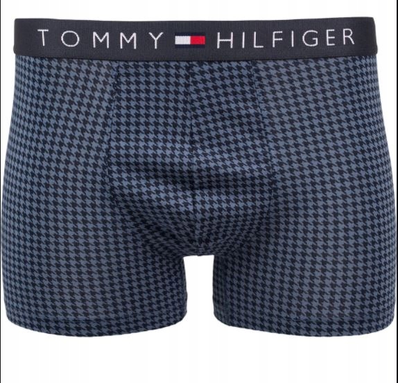 TOMMY HILFIGER MAJTKI BOKSERKI W PEPITKĘ S TUA