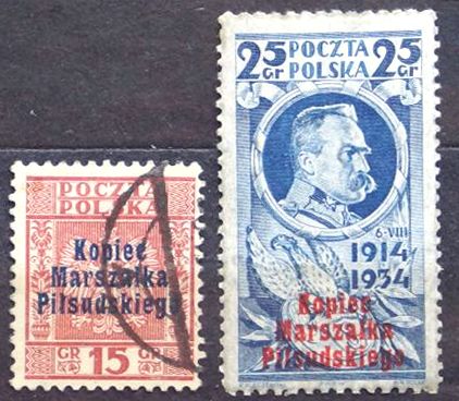 POLSKA - 1935 - SYPANIE KOPCA MARSZAŁKA PIŁSUDSKIEGO