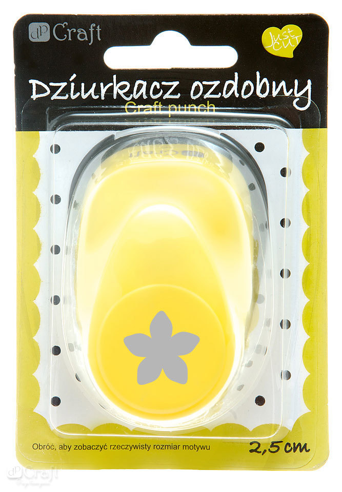 Dziurkacz DpCraft ozdobny 2,5cm Płatek