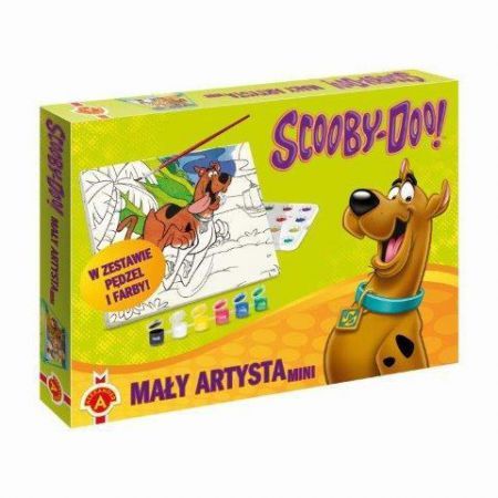 Mały artysta Scooby-Doo * malowanka farby i pędzel
