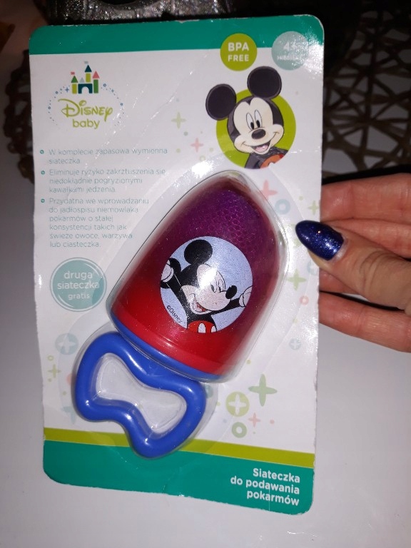 siateczka do pokarmu mickey mouse