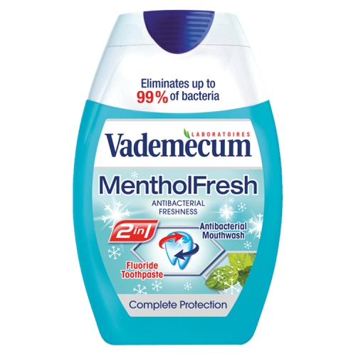 Vademecum 2in1 Toothpaste&Mouthwash Mentol Fresh pasta do zębów i płyn do p