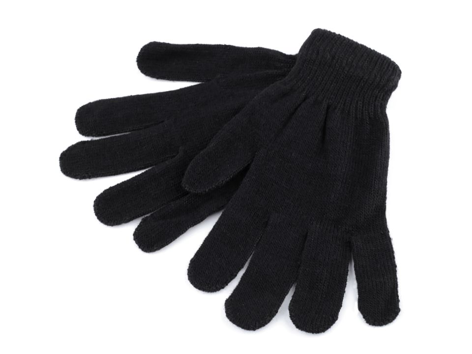 Rękawiczki damskie włóczkowe 22 cm 6para