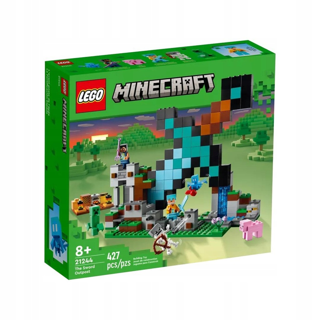 OUTLET LEGO Minecraft - Bastion miecza (21244) USZKODZONE OPAKOWANIE