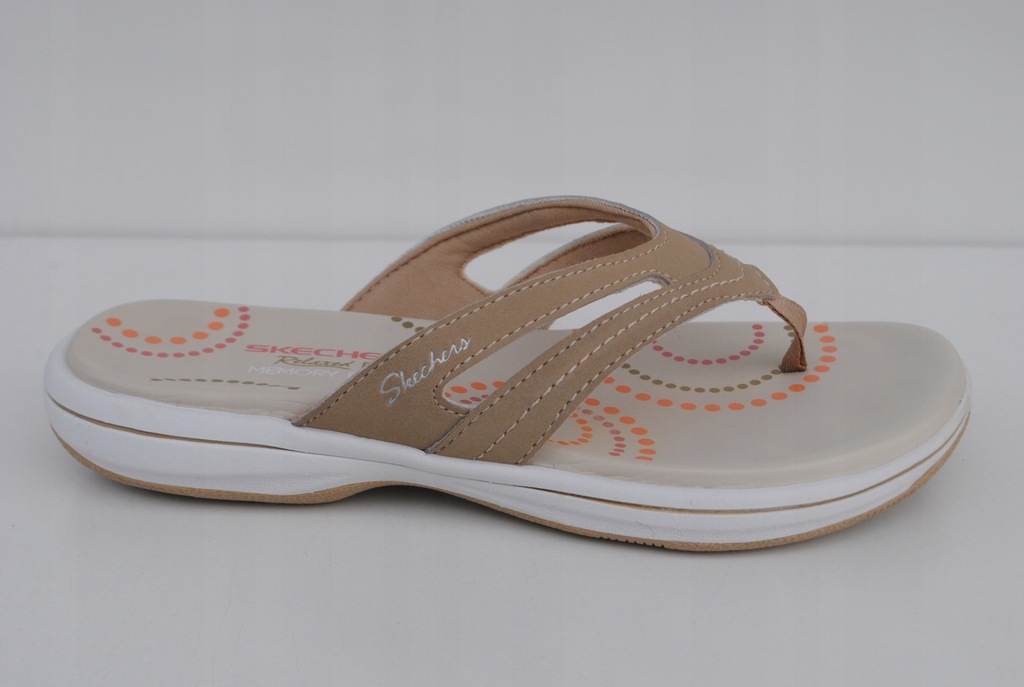 SKECHERS RELAXED FIT KLAPKI JAPONKI R.37 IDEAŁ